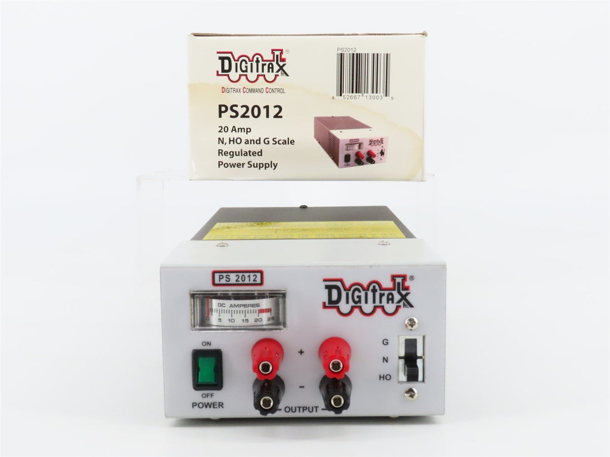 Digitrax PS2012 20 Amp HO, N &amp; G Scale Regulated Power Supply