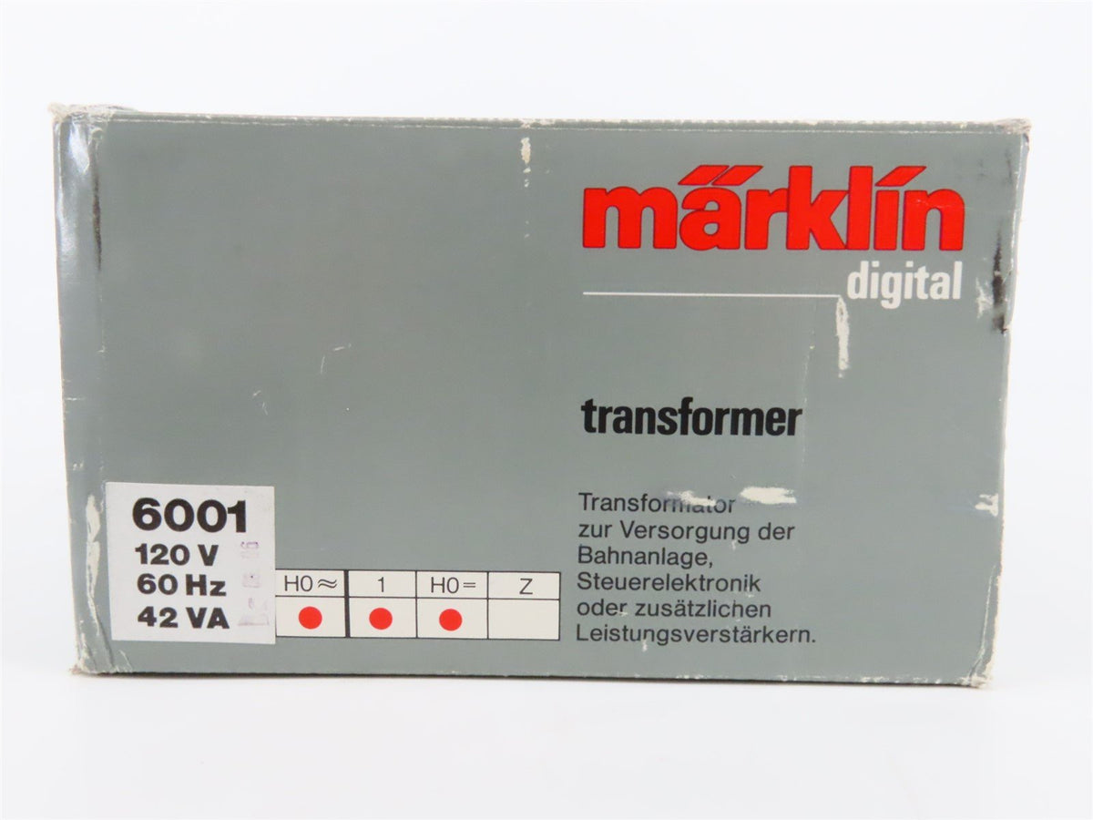 Marklin 6001 Transformer 120v/60Hz