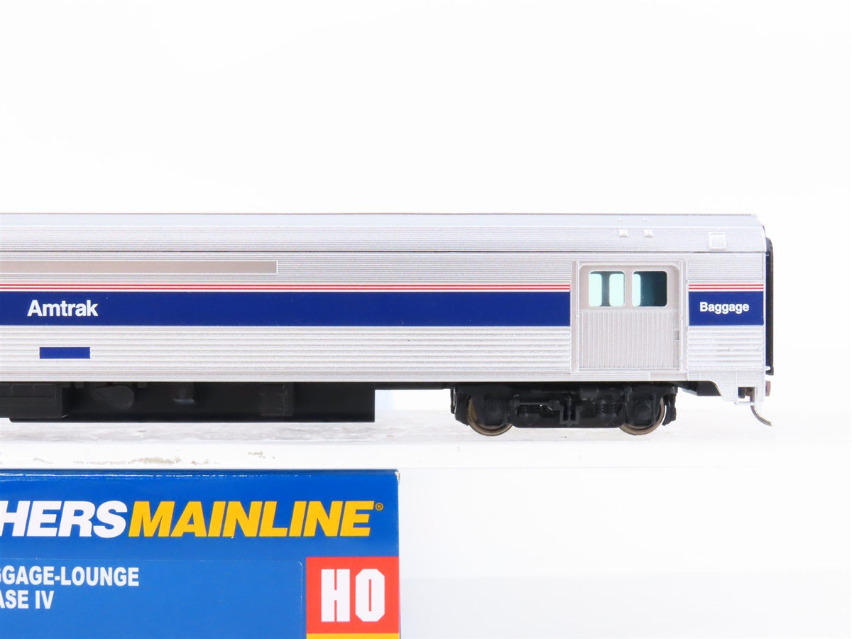 HO Scale Walthers Mainline 910-30062 Amtrak 85&#39; Budd Baggage-Lounge Passenger