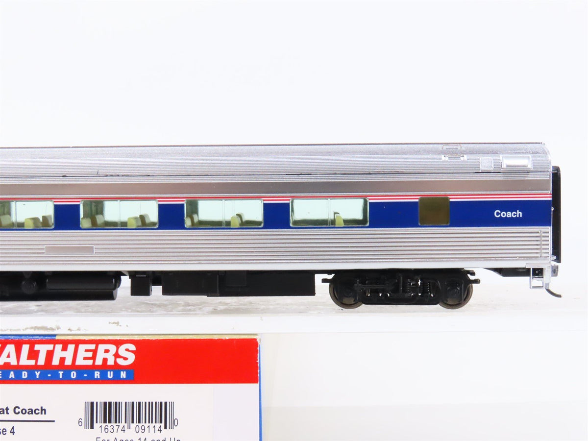 HO Scale Walthers 932-15101 Amtrak 85&#39; Budd 46-Seat Coach Passenger Car