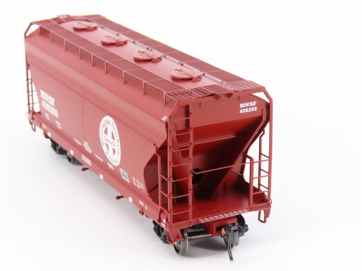 HO Scale Athearn 93921 BNSF Railway 2-Bay Covered Hopper #406269