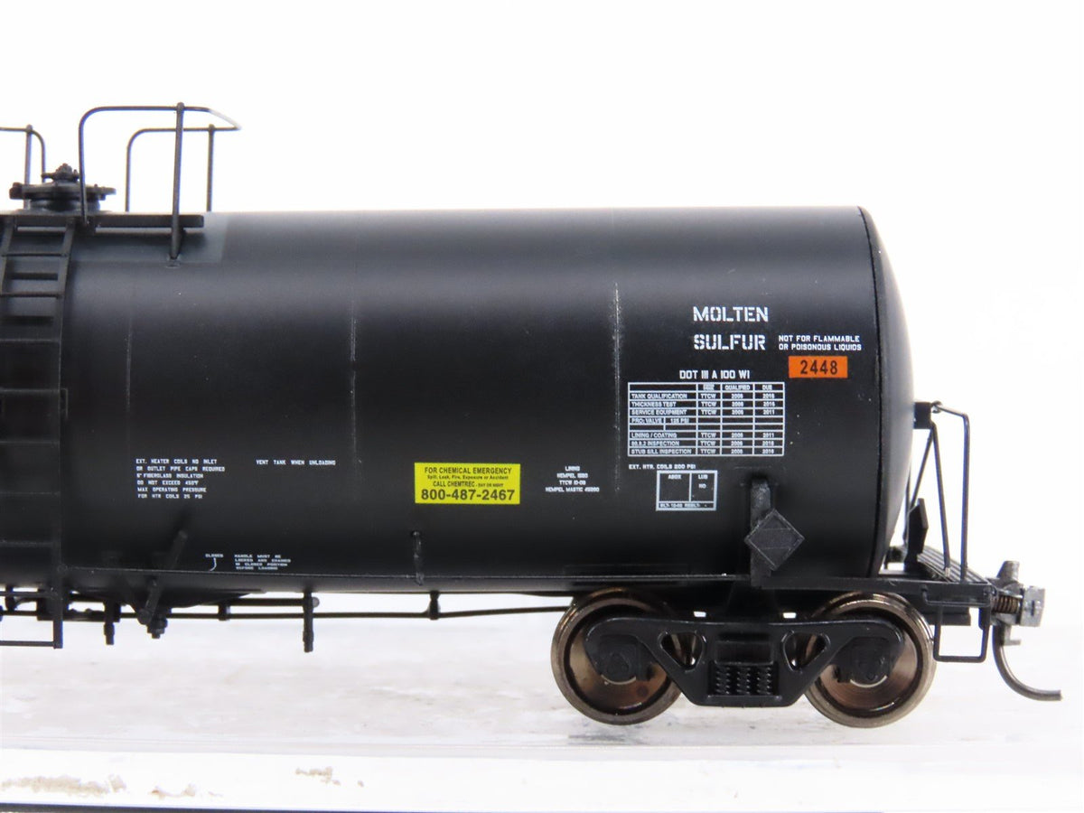 HO Scale Walthers Proto 920-100007 TGOX Trinity Molten Sulfur Tank Car #1822