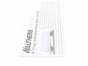 HO Scale Walthers Proto 920-100007 TGOX Trinity Molten Sulfur Tank Car #1822