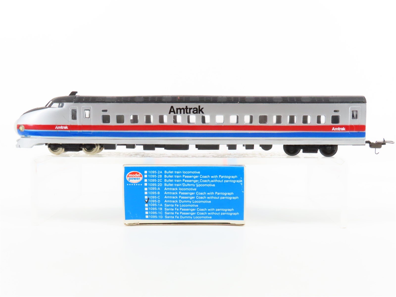 HO Scale Model Power 1095D AMTK Amtrak Electric Locomotive UNPOWERED