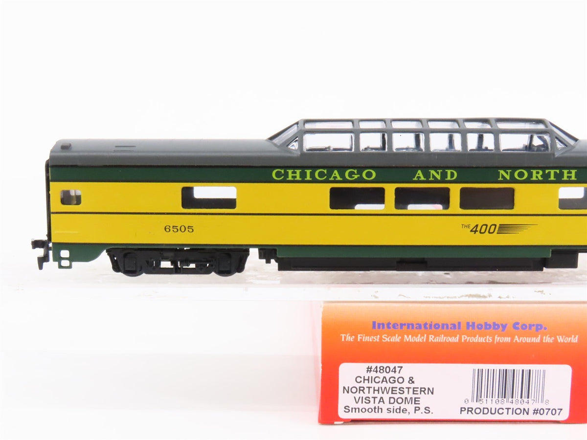 HO Scale IHC 48047 CNW Chicago North Western The 400 Vista Dome Passenger #6505