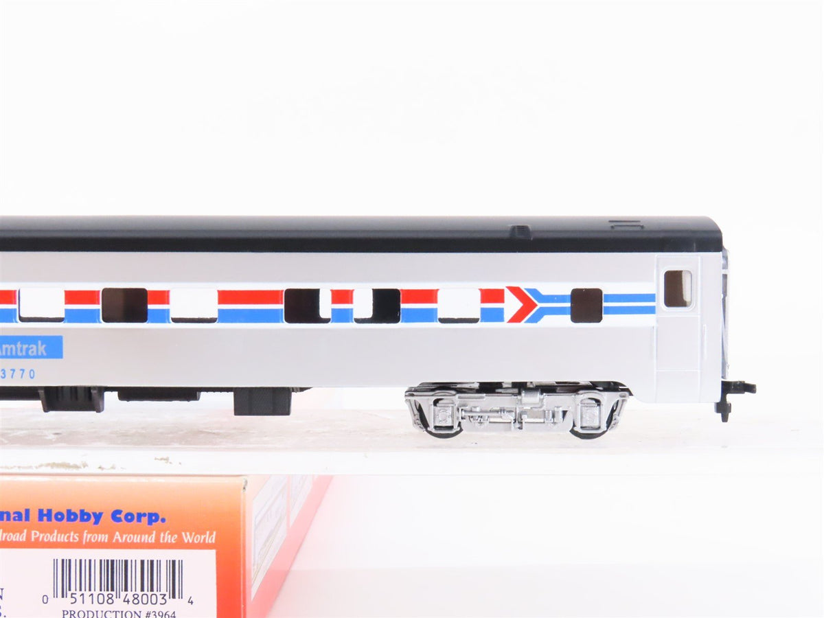 HO Scale IHC 48003 Amtrak Smooth Side Observation Passenger Car #3770