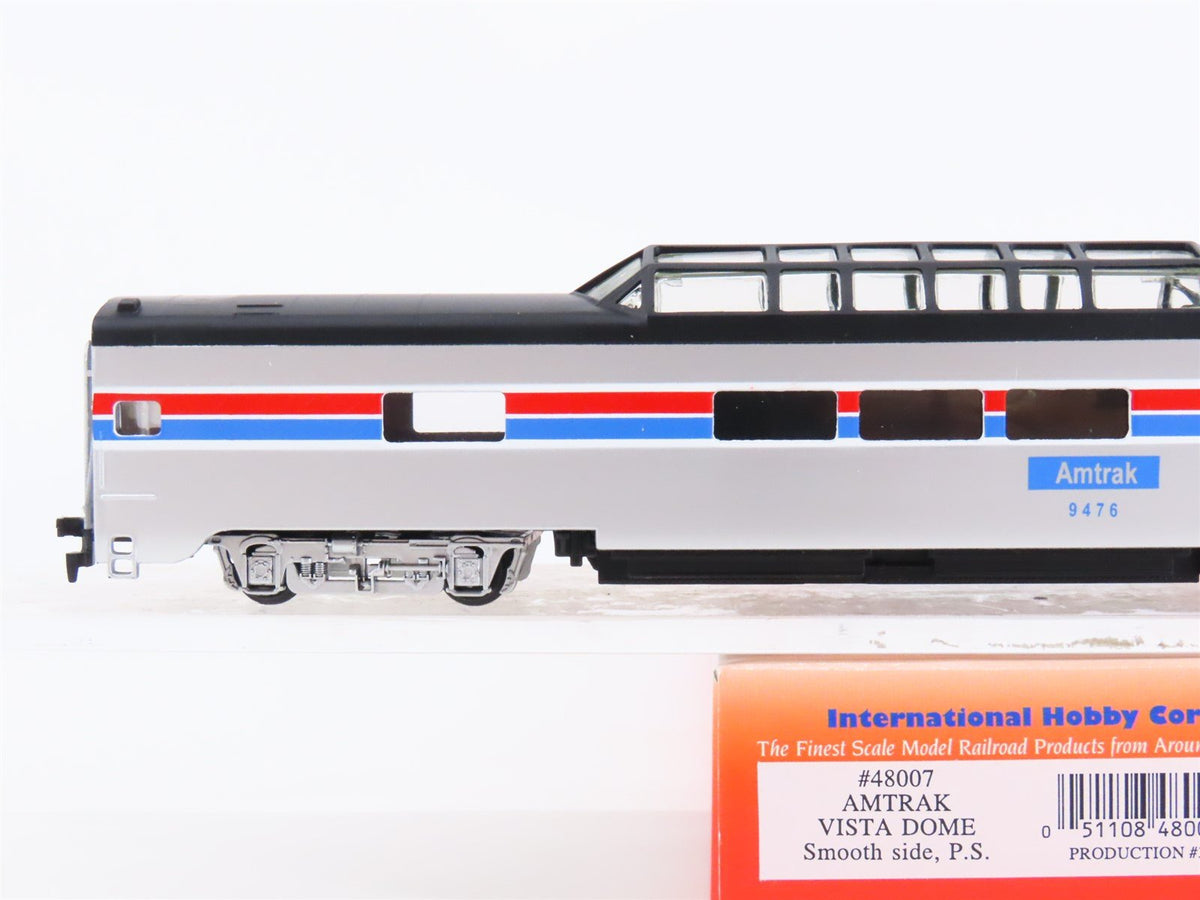 HO Scale IHC 48007 Amtrak Smooth Side Vista Dome Passenger Car #9476