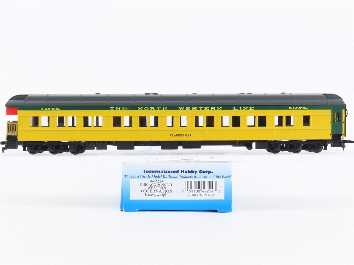 HO IHC 49214 C&amp;NW Chicago &amp; North Western Observation Passenger &quot;Clarkes Gap&quot;