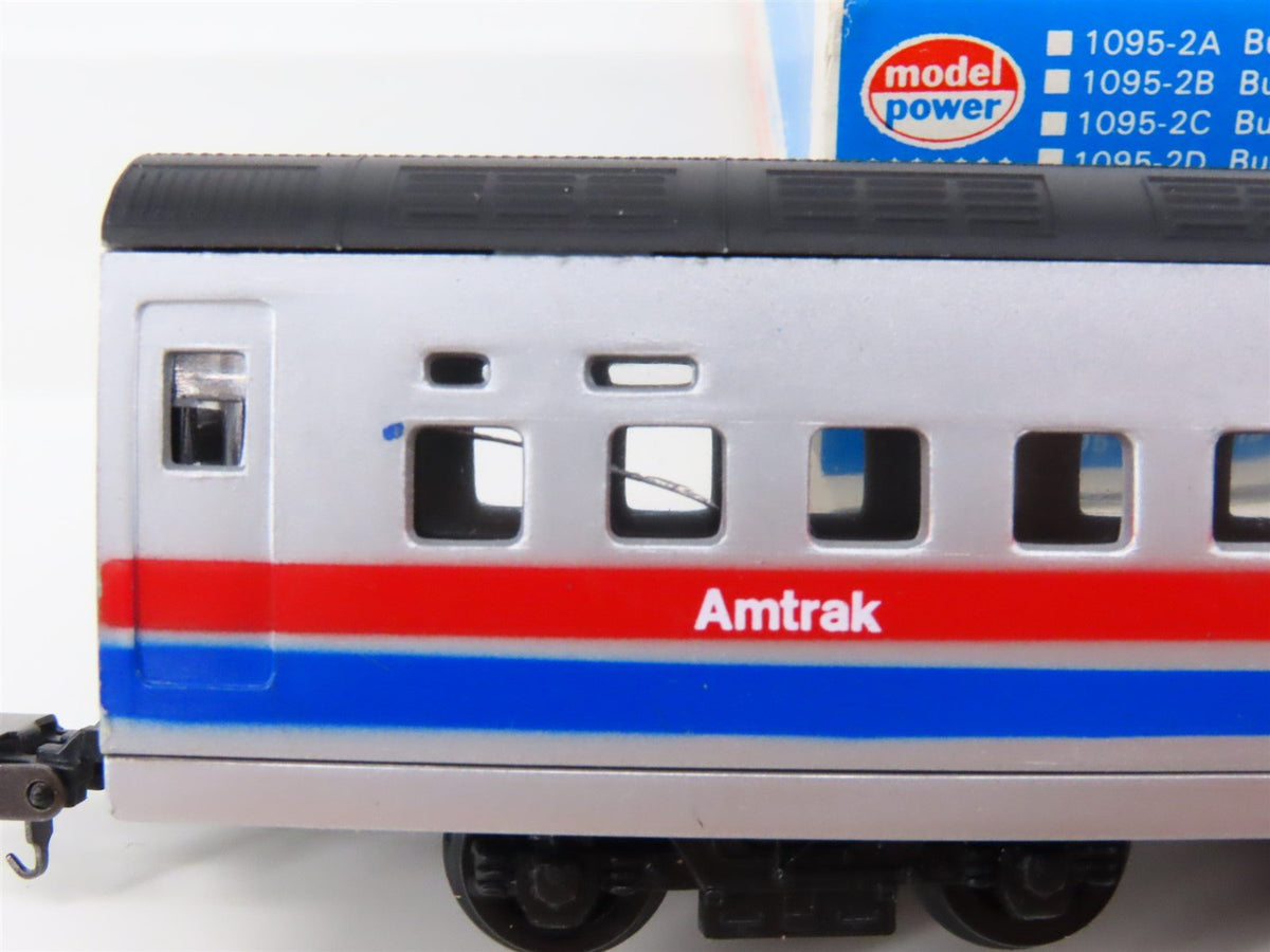 HO Scale Model Power 1095-C Amtrak Coach Passenger Car Without Pantograph