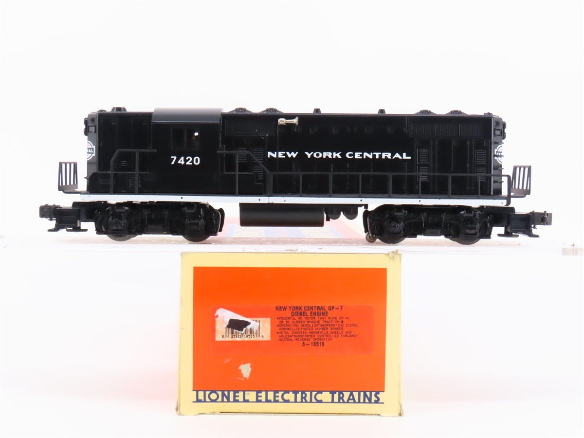 O Gauge 3-Rail Lionel 6-18513 NYC New York Central EMD GP7 Diesel #7420