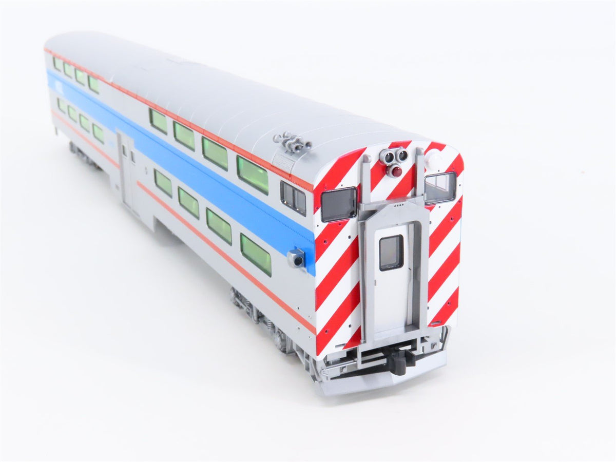 HO Scale KATO 35-6025 Chicago Metra Bi-Level Cab- Coach Passenger #8750