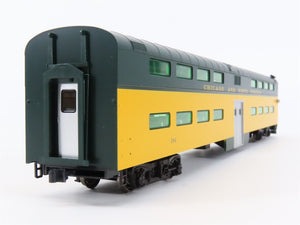 HO Scale KATO 35-6026 CNW Chicago North Western Bi-Level Cab-Coach Passenger 184