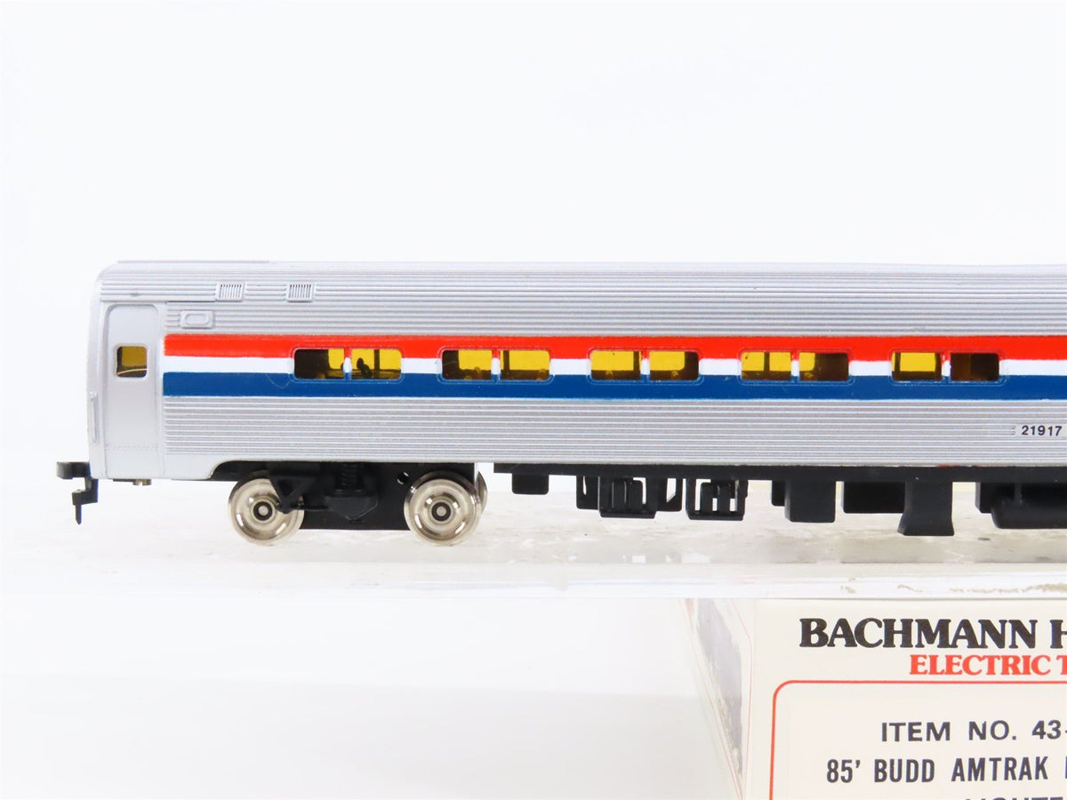 HO Scale Bachmann 43-1022-05 Amtrak 85&#39; Budd Coach Passenger #21917 Lighted