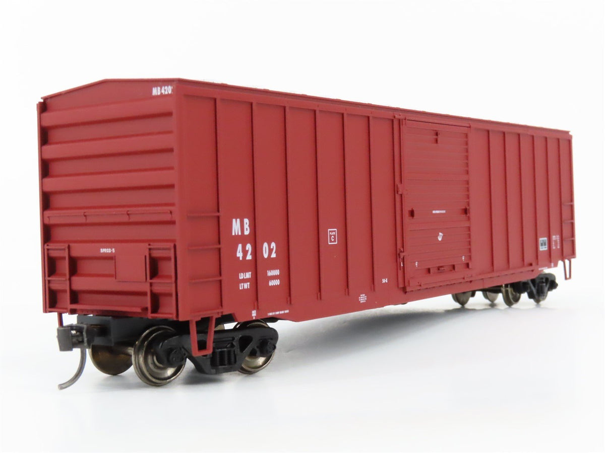 HO Scale Atlas Trainman 20000262 MB Meridian &amp; Bigbee 50&#39; 6&quot; Box Car #4202