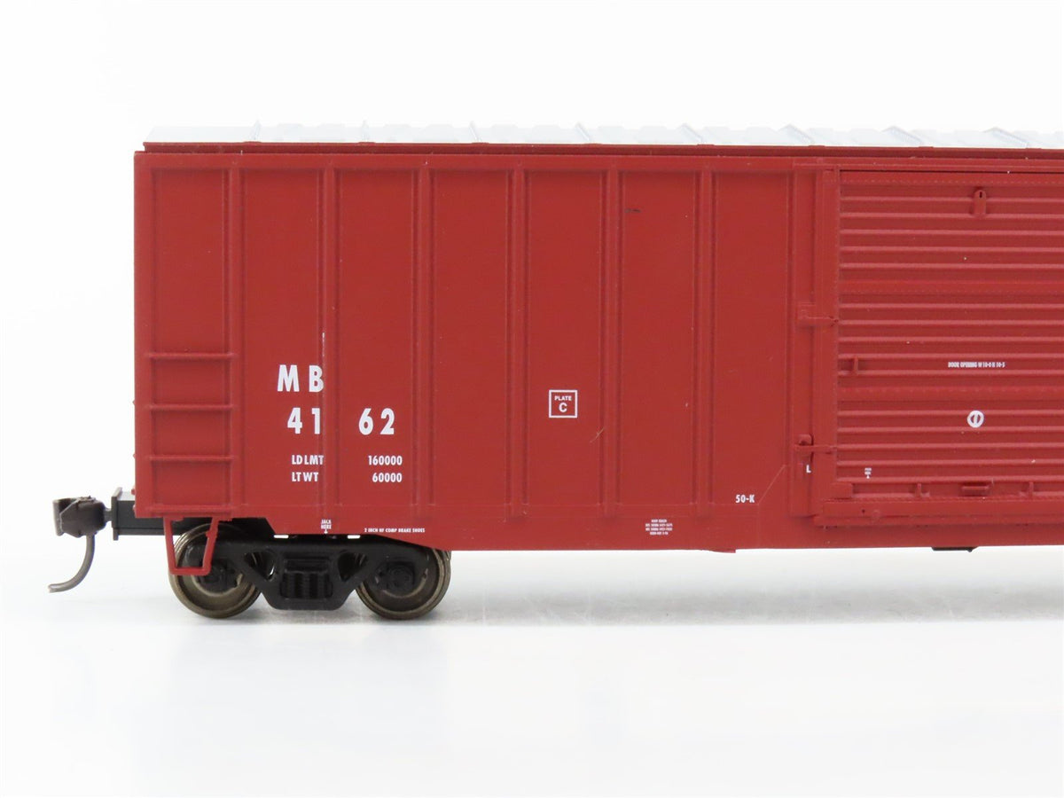 HO Scale Atlas Trainman 20000261 MB Meridian &amp; Bigbee 50&#39; 6&quot; Box Car #4162