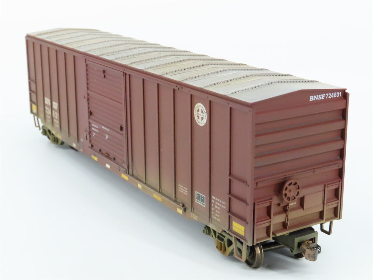 HO Scale Atlas Trainman 20000395 BNSF Railway 50&#39; 6&quot; Box Car - Custom Weathered