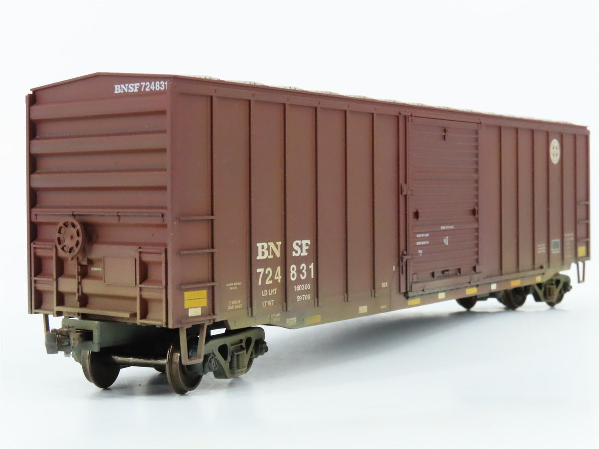 HO Scale Atlas Trainman 20000395 BNSF Railway 50&#39; 6&quot; Box Car - Custom Weathered