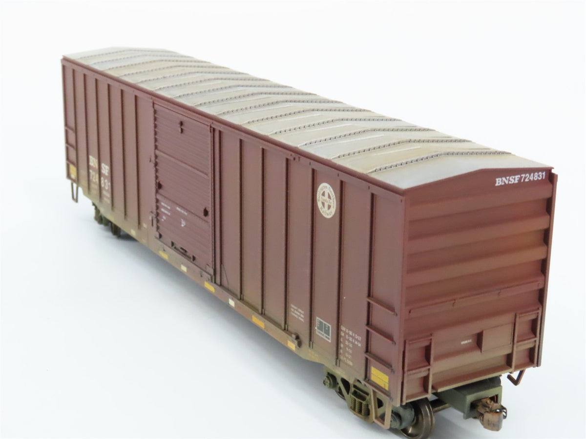 HO Scale Atlas Trainman 20000395 BNSF Railway 50&#39; 6&quot; Box Car - Custom Weathered