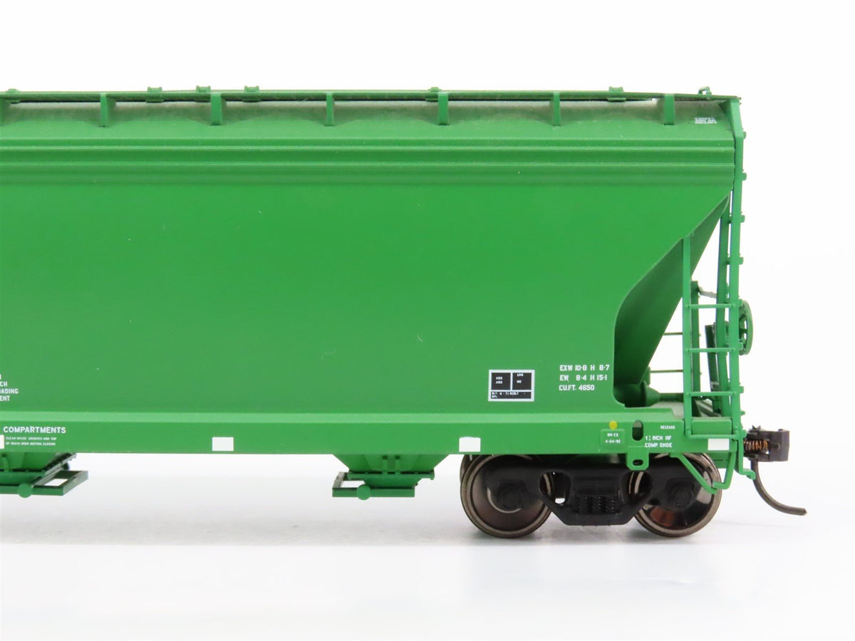 HO Scale Atlas 20000070 BN Burlington Northern 3-Bay Centerflow Hopper #458495