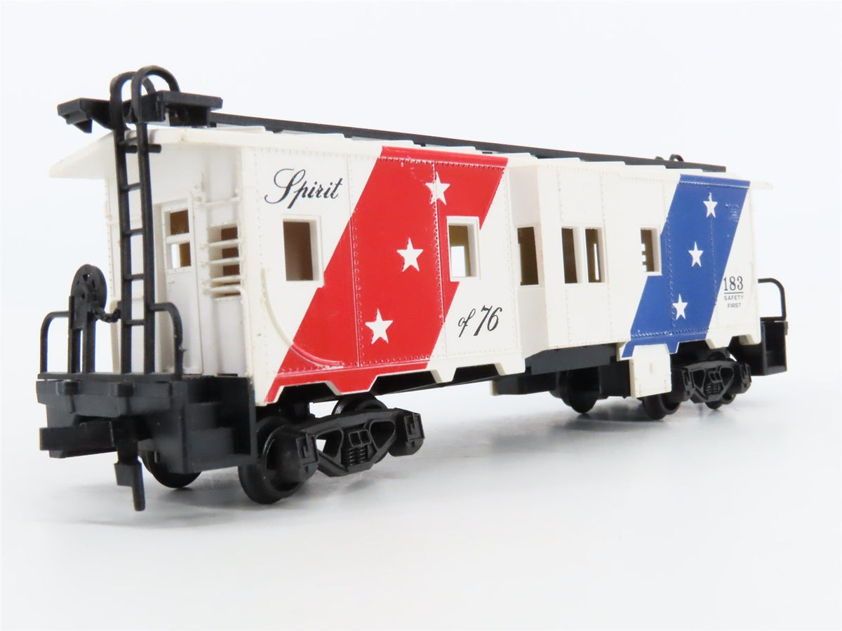 HO Scale TYCO Spirit of 76&#39; C424 Diesel Locomotive #1776 w/ Caboose