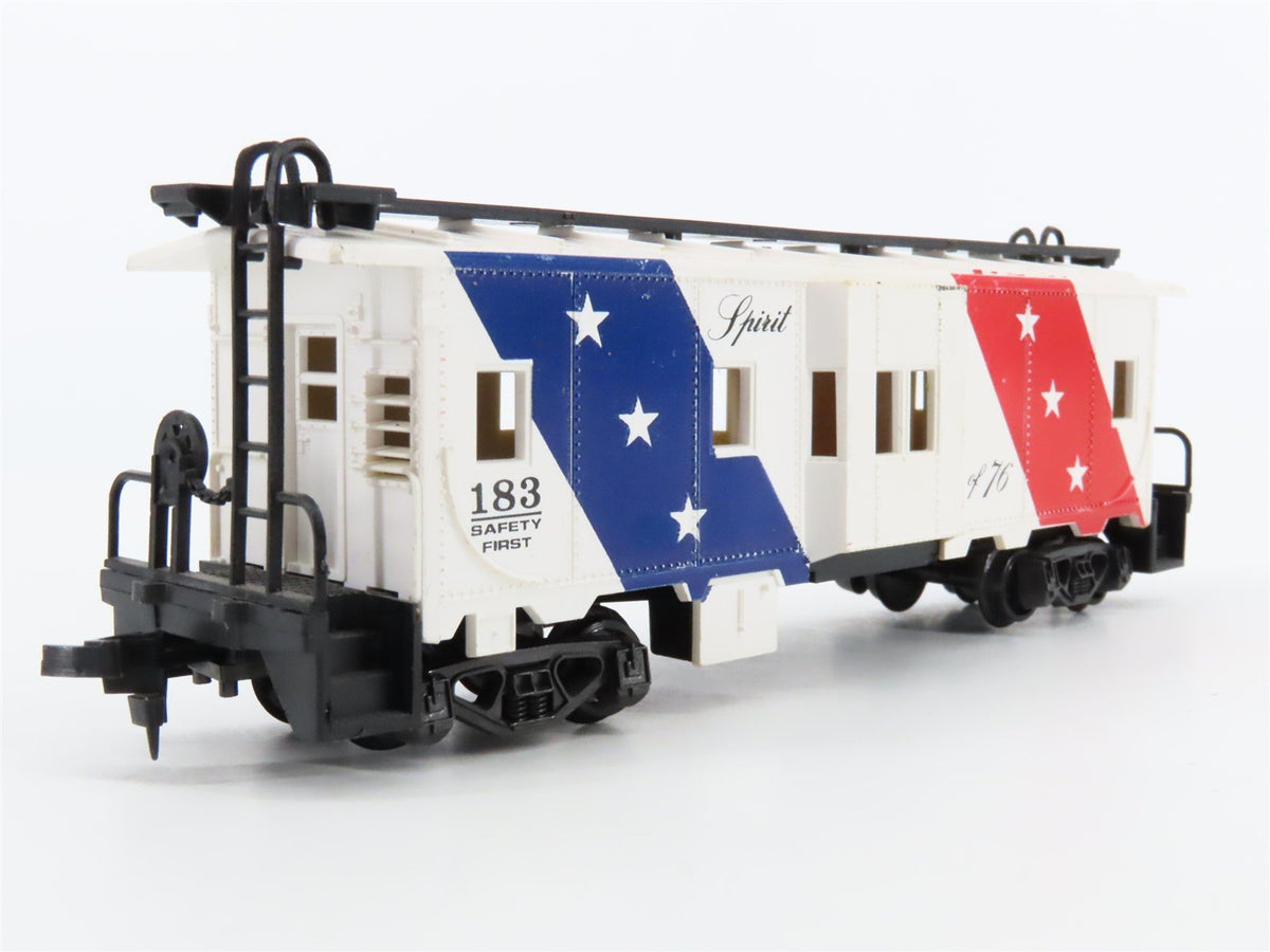 HO Scale TYCO Spirit of 76&#39; C424 Diesel Locomotive #1776 w/ Caboose