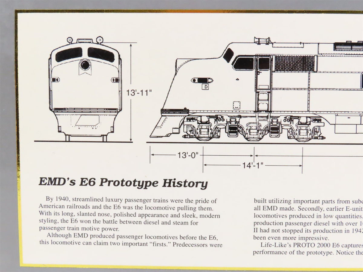 HO Scale Proto 2000 31194 CNW Chicago Northwestern E6A Diesel Locomotive #5006B