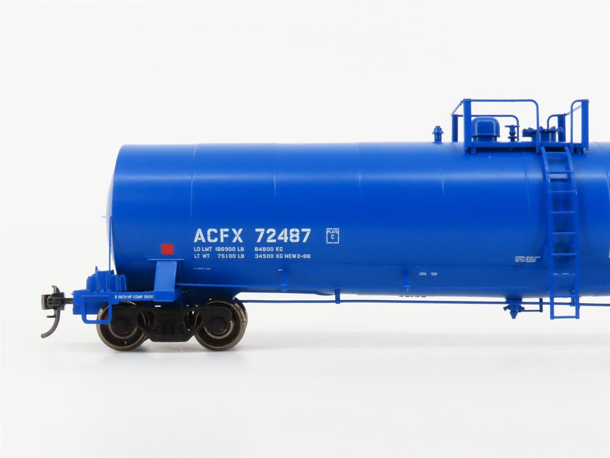 HO Scale Atlas 1629-2 ACFX Union Carbide 23,500 Gallon Tank Car #72487