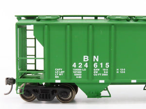 HO Scale Atlas 1802-1 BN Burlington Northern 2-Bay Covered Hopper #424615