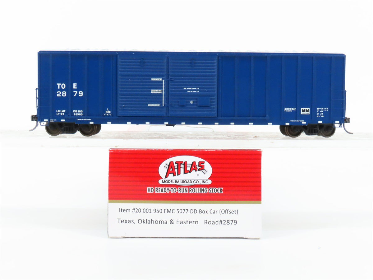 HO Scale Atlas 20001950 TOE Texas Oklahoma &amp; Eastern Double Door Box Car #2879