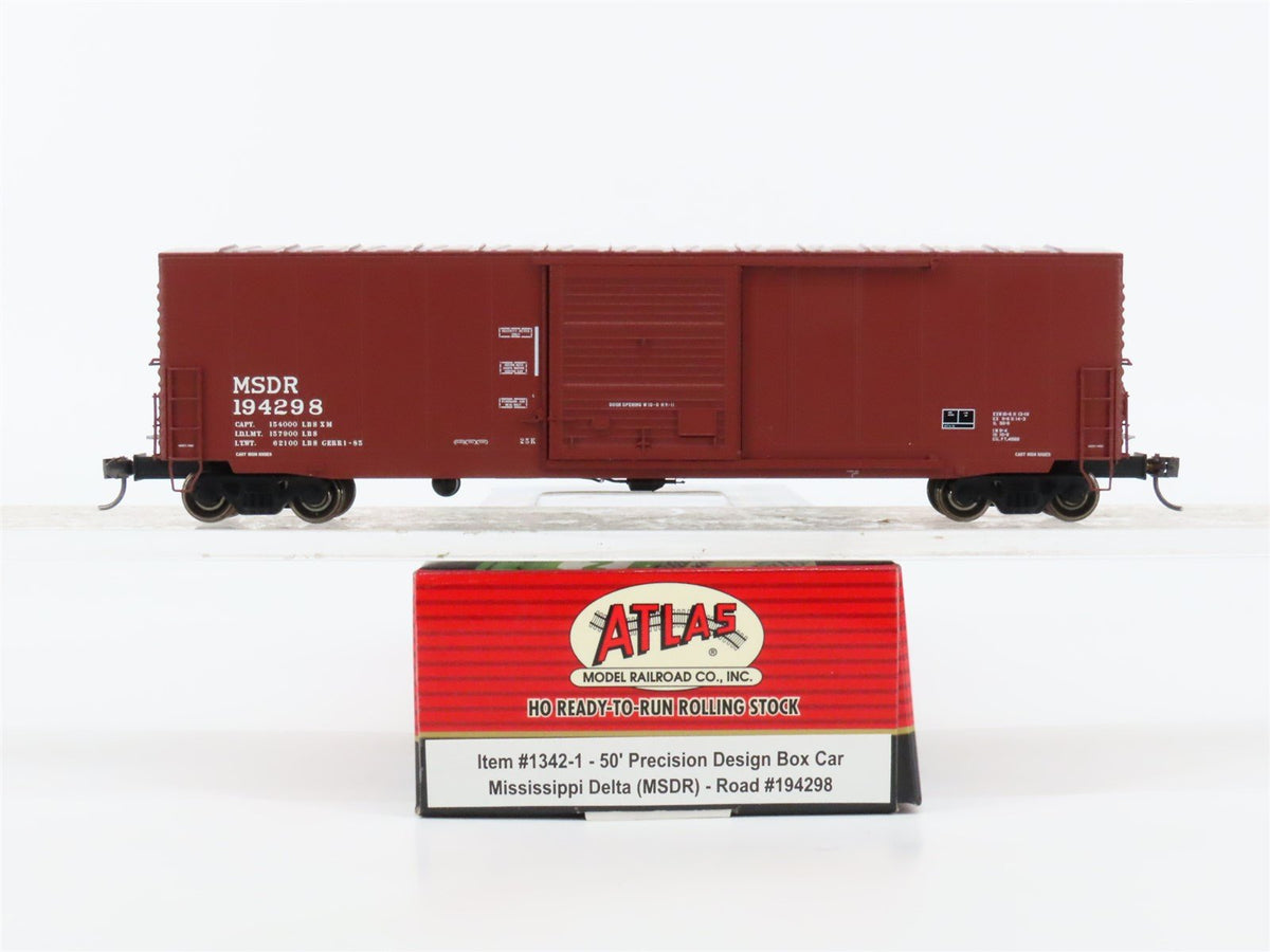 HO Scale Atlas 1342-1 MSDR Mississippi Delta 50&#39; Single Door Box Car #194298