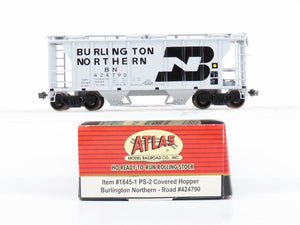 HO Scale Atlas 1845-1 BN Burlington Northern 2-Bay Covered Hopper #424790