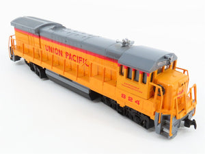 HO Scale Bachmann UP Union Pacific Diesel Train Set #824 w/ 6 Cars BAD GEARS