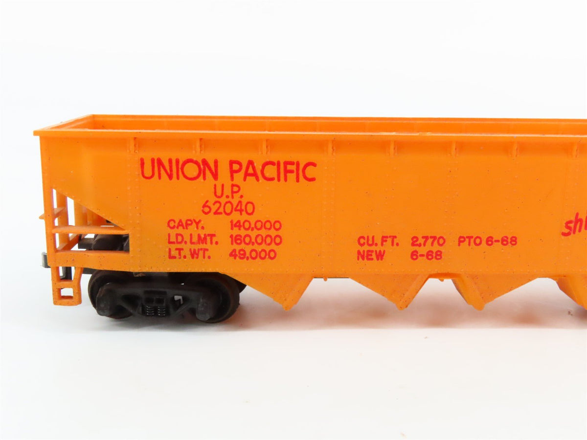 HO Scale Bachmann UP Union Pacific Diesel Train Set #824 w/ 6 Cars BAD GEARS