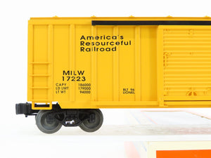 O Gauge 3-Rail Lionel #6-17223 MILW Milwaukee Road Double Door Box Car #17223