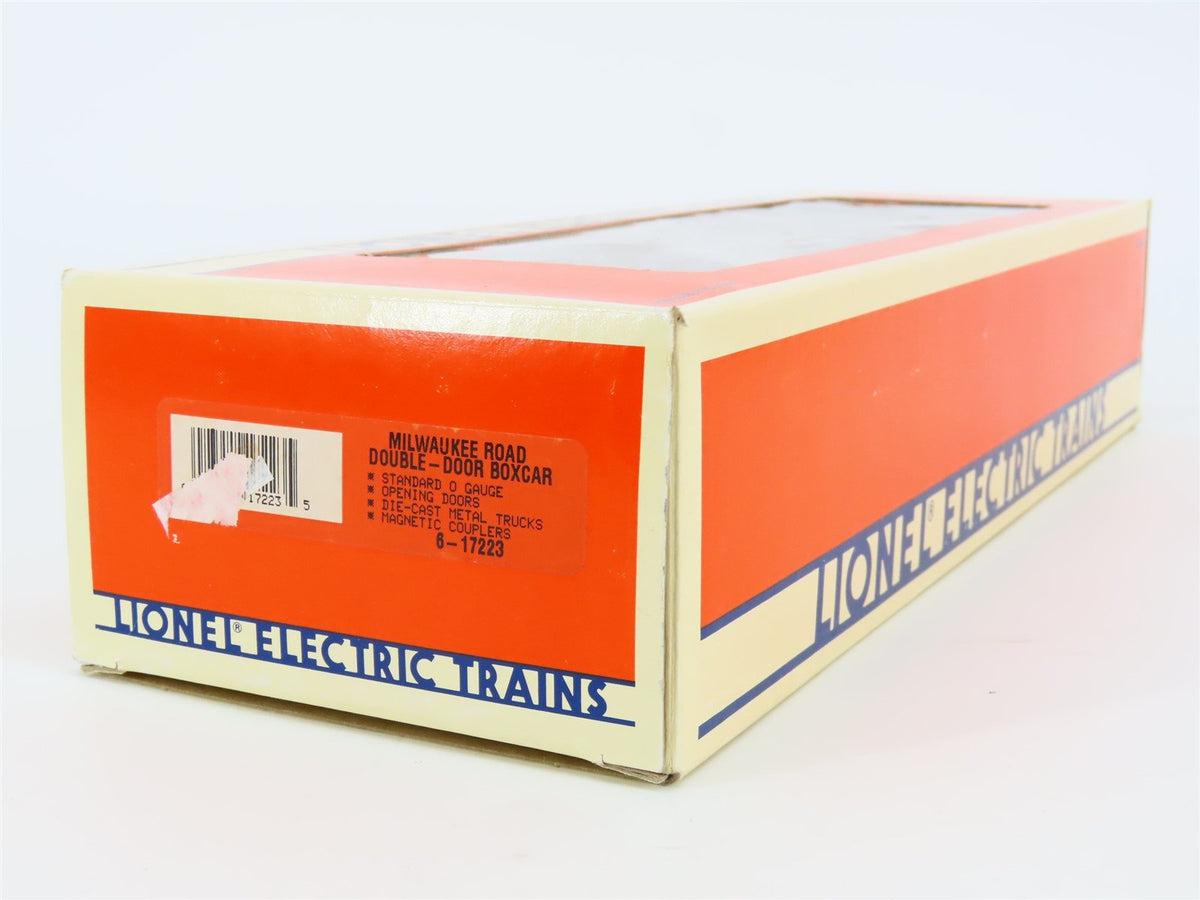 O Gauge 3-Rail Lionel #6-17223 MILW Milwaukee Road Double Door Box Car #17223