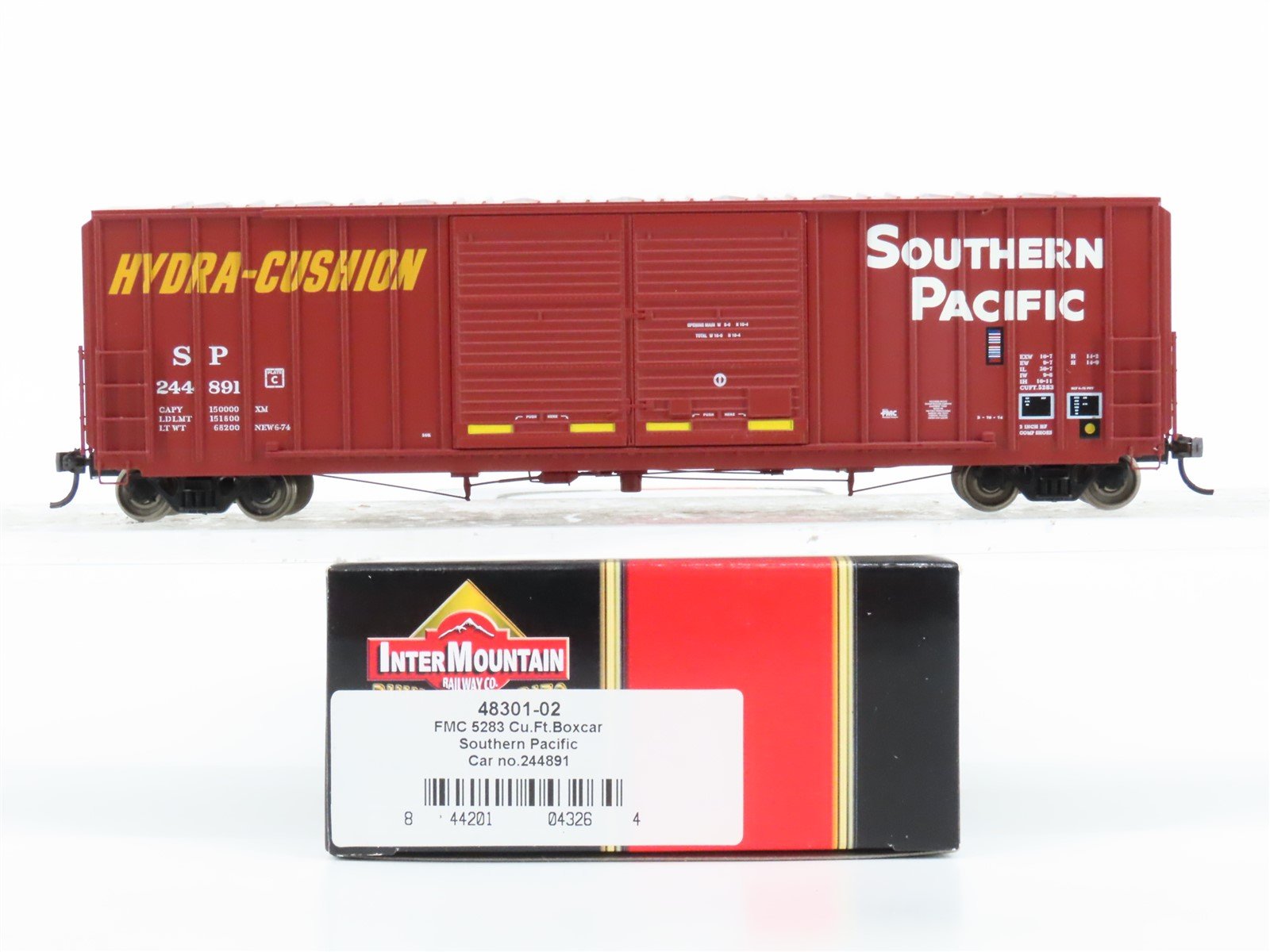 HO InterMountain Pinnacle Series 48301-02 SP Southern Pacific Box Car #244891