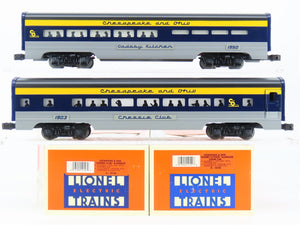 O Gauge 3-Rail Lionel #6-19164 C&O Chesapeake & Ohio Aluminum Passenger Car 2-Pk