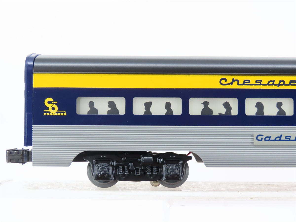 O Gauge 3-Rail Lionel #6-19164 C&amp;O Chesapeake &amp; Ohio Aluminum Passenger Car 2-Pk