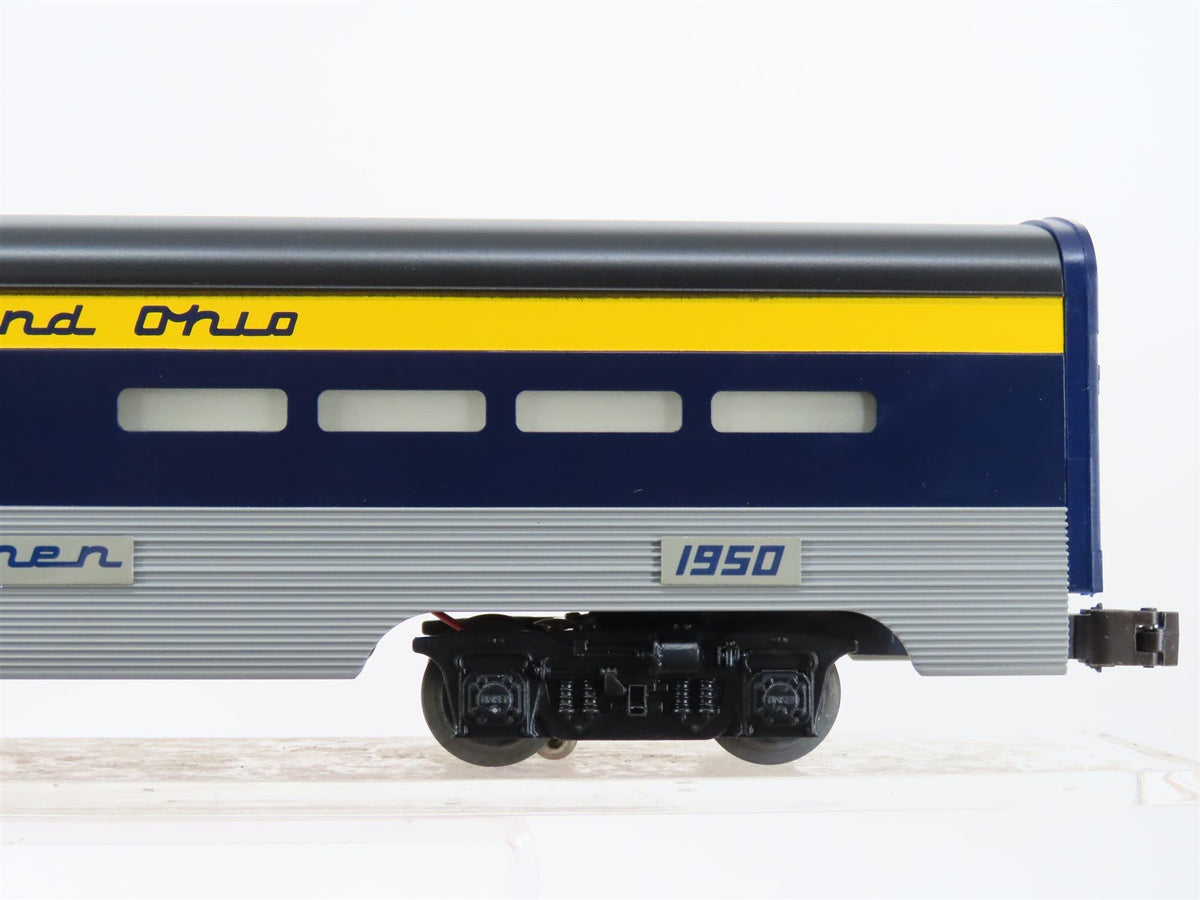 O Gauge 3-Rail Lionel #6-19164 C&amp;O Chesapeake &amp; Ohio Aluminum Passenger Car 2-Pk