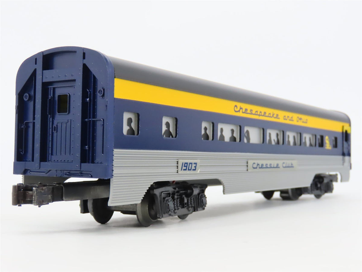 O Gauge 3-Rail Lionel #6-19164 C&amp;O Chesapeake &amp; Ohio Aluminum Passenger Car 2-Pk