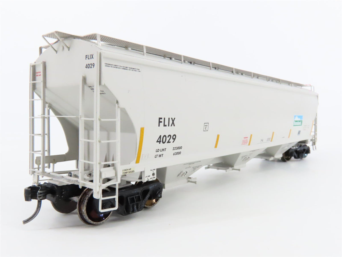 HO Scale Athearn Genesis G4265 FLIX Farmland Industries 3-Bay Hopper #4029