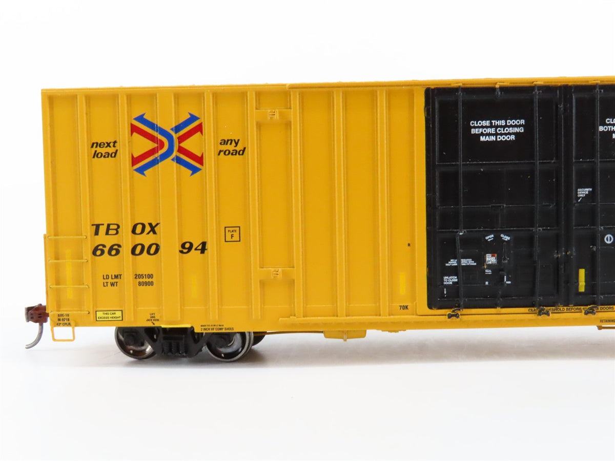 HO Scale Athearn Genesis G4135 TBOX TTX 60&#39; Gunderson Box Car #660094