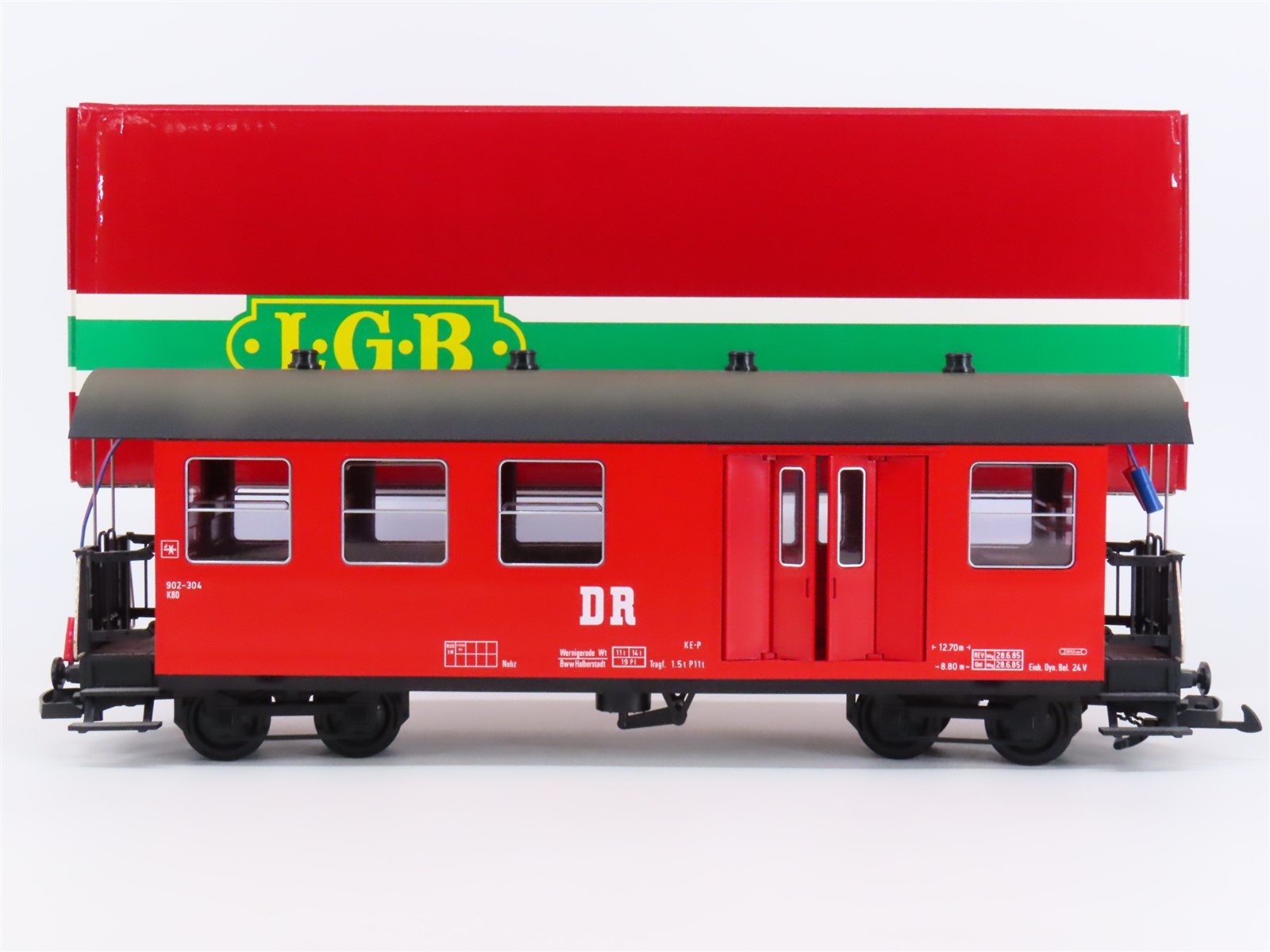 G Scale LGB 3171 DR German State Baggage Passenger Car #902-304