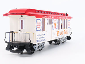 G Scale LGB 3181-DG Wilson Bros Advance Advertising Combine Passenger Car #4