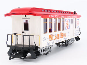 G Scale LGB 3181-DG Wilson Bros Advance Advertising Combine Passenger Car #4