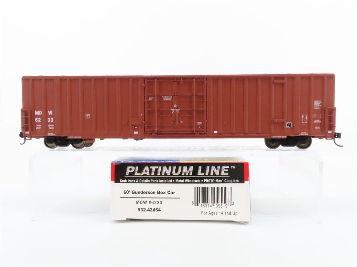 HO Walthers Platinum Line 932-42454 MDW Minnesota Dakota &amp; Western Box Car #6233