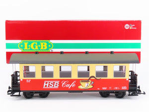 G Scale LGB 32730 HSB Railway Cafe Passenger Car #900-498