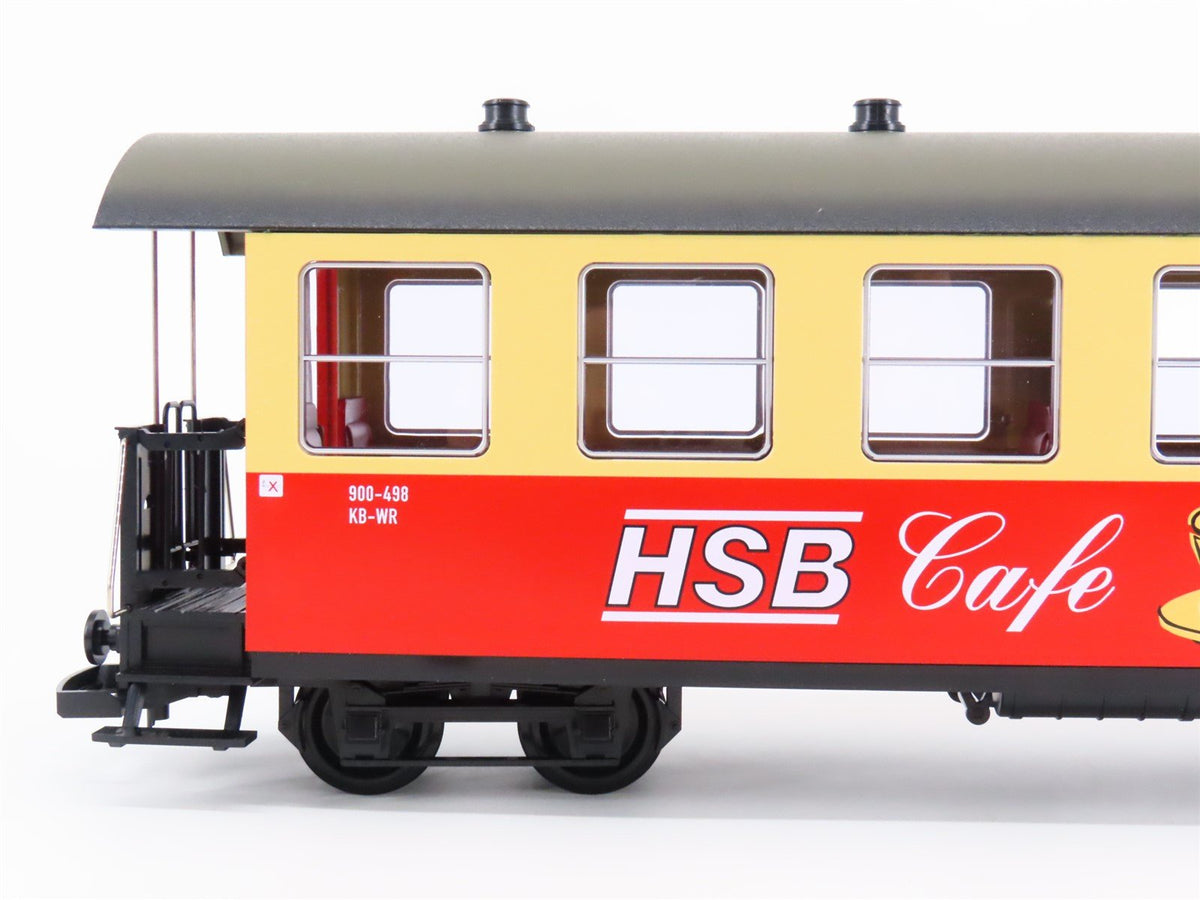 G Scale LGB 32730 HSB Railway Cafe Passenger Car #900-498