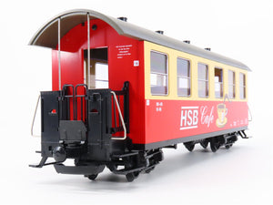 G Scale LGB 32730 HSB Railway Cafe Passenger Car #900-498