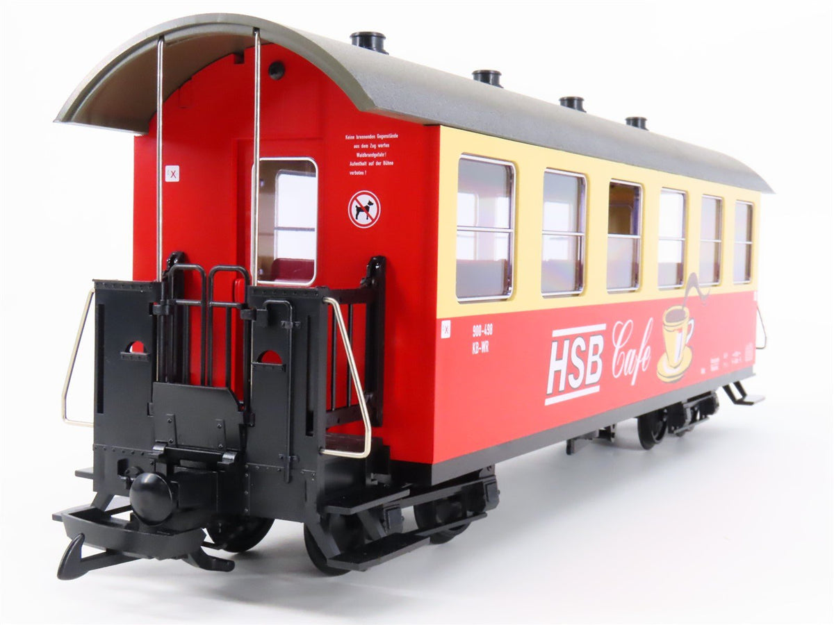 G Scale LGB 32730 HSB Railway Cafe Passenger Car #900-498